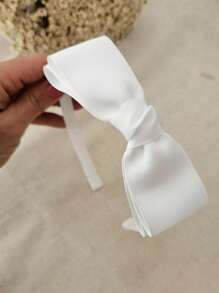 Arco Tiara laço clássico gravata de menina Forrada , babado de fita arquinho cores