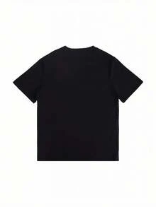 Men's  Lawrence TV Show Graphic T-Shirt - 100% Cotton Black Casual Short Sleeve Tee, Regular Fit Round Neck Soft Breathable Fabric For Father's Day Gifts, Holiday Presents & Everyday Casual Wear, Leisure Apparel, Relaxed Style Shirt, Comfortable Fit Shirt - màu đen - Xem 3