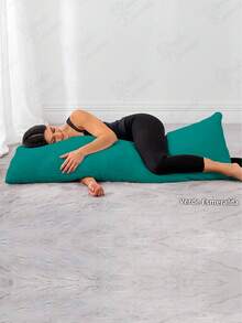 3-Piece Kit 1 Body Pillow + 1 Pair Of Simple Pillowcases 400 Threads Cozy Nights - XS - 翡翠綠 - 查看 2