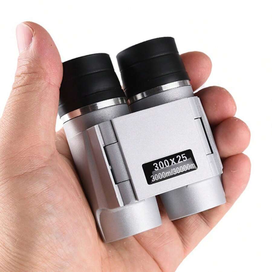 Ống nhòm 300x25, ống nhòm mini bỏ túi công suất cao, ống nhòm nhỏ gọn chống nước, dùng để quan sát chim, săn bắn, xem hòa nhạc, xem kịch, du lịch, tham quan. - 300X25 1 cái - Xem 1