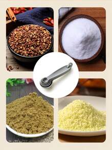 5pcs Baking Powder Measuring Spoon, Milk Powder Spoon, Coffee Spoon, Seasoning Spoon, Graduated Measuring Spoon, Double Graduated Measuring Spoon, Liquid Powder Graduated Baking Spoon, Kitchen Baking Tool. - Multicolor - View 8