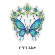 SCXXBSW 50 piezas Pegatinas de joyería con mariposas DIY decorativas para equipaje, guitarra, cuaderno, pegatinas creativas y divertidas de dibujos animados resistentes al agua - Multicolor - Ver 3
