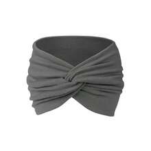 1 szt. szeroka miękka damska opaska na głowę, elastyczne bandany w stylu boho, opaski do jogi, akcesoria do włosów, opaski na głowę, wiązane, rozciągliwe, antypoślizgowe, duże opaski do jogi, bieganie, duży sportowy, ciepły, termiczny szalik na głowę