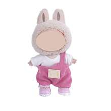 1 Set 17 Cm Doll Clothing Set (No Doll, Shoes, Glasses), Compatible With Labubu,Clothing Set Suitable For 6.7-Inch Doll Set, Fashionable And Unique Hat And Clothing Accessories, Suitable For First/Second/Third Generation Dolls To Play And Display ,Clothing Set Only,(Excluding Dolls And Shoes) - Multicolor - View 5