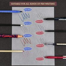 100 张 A4 描图纸，透明牛皮纸，8.3 X 11.7 英寸（21 X 29.7 厘米）– 38 磅/60 克/平方米，适用于铅笔、马克笔和墨水 - 非常适合描图纸、素描和绘图覆盖，可用作学校用品，返校 - Transparent - 查看 9