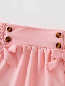 2pcs/Set Girls Young Girl Fashion Digital Print Girl Graphic Sweatshirt + Elastic Waist Comfortable Skirt, Suitable For Autumn/Winter Outdoor, Street, Sports, Skateboarding