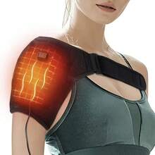 Heated Shoulder Massager Portable Electric Device With USB Heating For Neck Back Arms And Legs - màu đen - Xem 6