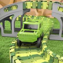 135/141件恐龙赛道玩具套装，可搭建恐龙赛道世界，灵活的轨道玩具套装，侏罗纪恐龙赛道玩具套装，恐龙赛道玩具，适合幼儿和生日礼物