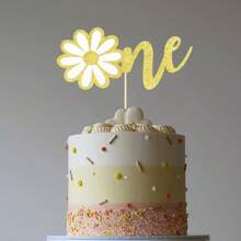12Pcs Daisy One Cupcake Toppers For 1st Birthday Daisy Birthday Party Decor Boho Groovy Daisy First Birthday Hippie Party Favors,Christmas