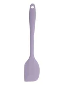 1pc/2pcs Silicone Scraper Spatula, Heat Resistant Baking Cream Scraper, One-Piece Butter Scraper - Pink - View 21