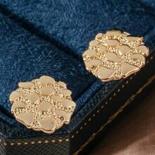 1 Paar modische vintage asymmetrische Ohrstecker, vielseitig & einfach zu tragen, passend zu jedem Outfit