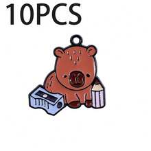 可爱的水豚河豚DIY吊坠首饰套装，可用于制作手链、项链和其他首饰。适合DIY爱好者。也非常适合馈赠亲朋好友。