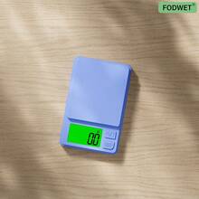 Báscula digital mini de alta precisión de 0.01g, con conversión de múltiples unidades, bandeja de pesaje de 4 pulgadas, función de tara, báscula portátil para cocina/joyería/laboratorio adecuada para uso doméstico, repostería, viajes y experimentos - Negro - Ver 12