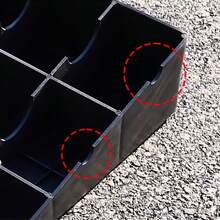 1PC Step Cushion Threshold, Lane, Wheelchair, Steps, Curb Ramp - Black - View 5