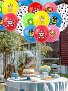 Paw Patrol Das Paw Patrol-Themen-Paw Patrol Latex-Ballon-Set ist super kostengünstig! 12/24/36/48 Stücke! Die Farben sind extrem reichhaltig, darunter Rot, Gelb, Blau, Grün sowie zartes Rosa und reines Weiß. Das Muster ist auch super süß.