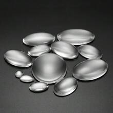 5-50 cái/lô Nhiều kích cỡ Cabochon thủy tinh trong suốt hình bầu dục mặt phẳng Cabochon thủy tinh trong suốt dùng làm đồ trang sức tự làm - Thủy tinh - Xem 7