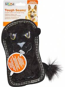 Outward Hound Seamz Gator Plush Dog Toy, Large - Panther - 查看 10