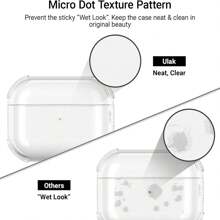 Funda protectora de silicona transparente y suave compatible con Apple AirPods Pro 2/AirPods 3/AirPods Pro 3. Funda ultrafina anti-caída de Body completo para AirPods de 2.ª, 3.ª y Pro generación.