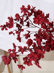 1pc Artificial Long Branch Flower, Apple Blossom, Fake Flower, For Party, Wedding Decoration, DIY Flower Arrangement, Gathering, Hotel, Flower Shop, Living Room, Bedroom, Dining Table, Garden And Home Decor