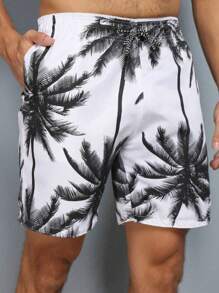 Bermudas Masculinas  Mauricinho Shorts Seca Rápido  Surf Estampada Praia Tactel  Adulto  Shorts