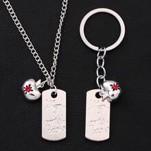 1pc Game Love And Deep Space Caleb Necklace Keychain Creative Summer Apple Square Clavicle Bag Ornament Pendant For Men And Women - Multicolor - View 12