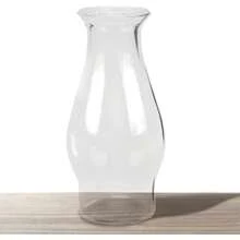 Oil Lamp Chimney Hurricane Lamp Glass Replacement Clear 3 Inch Base For Kerosene Lamp Shade Wave Style 1P - Clear - View 1