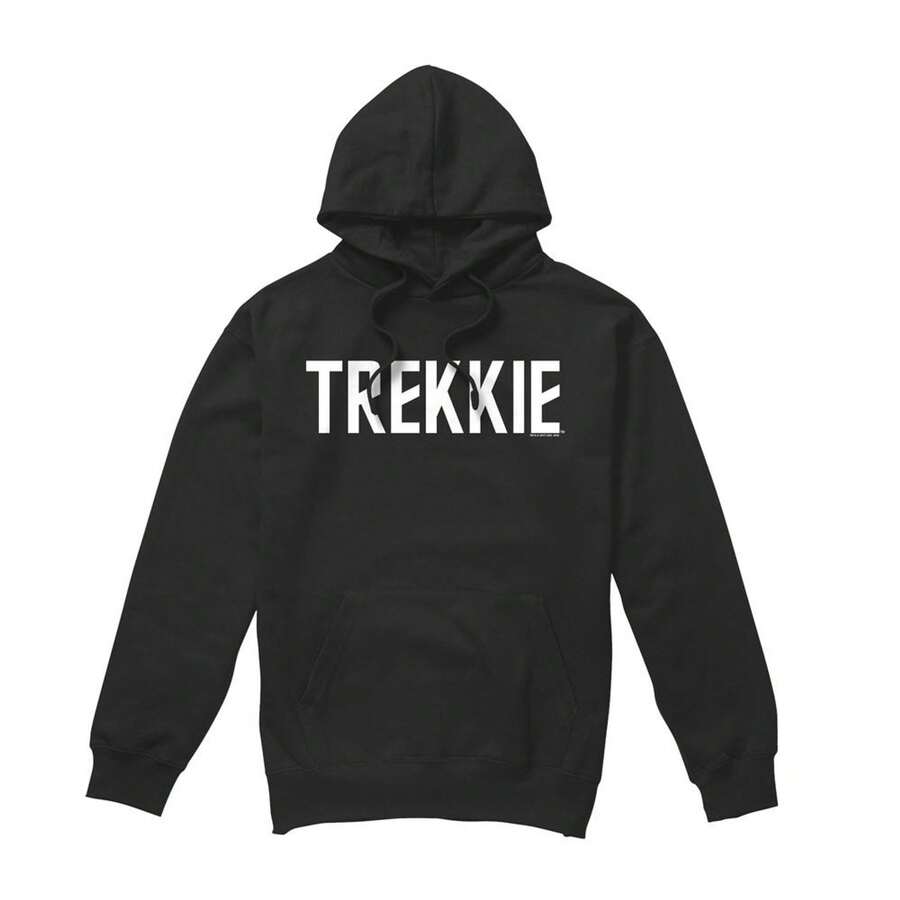 Star Trek Felpa con cappuccio da uomo Trekkie (Nero) - Caffè Marrone - Visualizzare 1