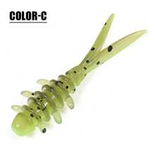 Spinpoler 25mm Micro Soft Worm Fishing Lure Light Game Tpr Mini Ajing Artificial Plastics Insect Ocean Rock Fishing Ice Fishing Freshwater Saltwater Mackerel Rockfishtackle - Multicolor - View 9