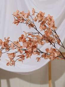 1pc Artificial Long Branch Flower, Apple Blossom, Fake Flower, For Party, Wedding Decoration, DIY Flower Arrangement, Gathering, Hotel, Flower Shop, Living Room, Bedroom, Dining Table, Garden And Home Decor