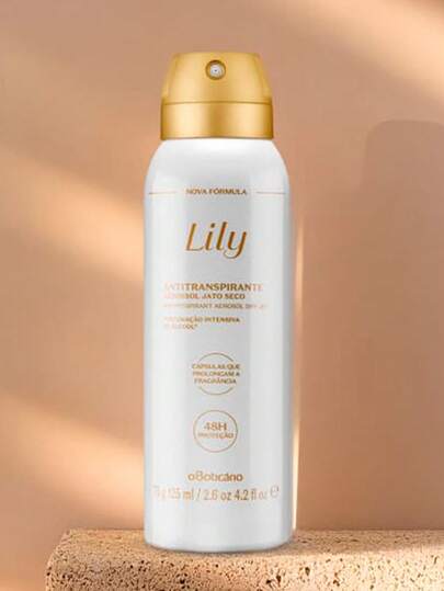 O Boticário Desodorante Antitranspirante Aerossol Lily 75g/125ml