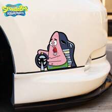 SPONGEBOB 1 件创意卡通海绵宝宝趣味汽车贴纸 - 车身划痕保护装饰贴纸 - 均碼 - 查看 5