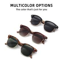 KINGSEVEN 复古胡桃木男女通用休闲眼镜，适合钓鱼、驾驶及其他场合 - A - 查看 11