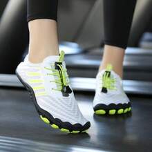 Women's Beach Shoes Mens Seaside Footwears Couple Upstream Hiking Light Barefoot Shoes For Foot Pain Angle Big Size - 白色 - 查看 6