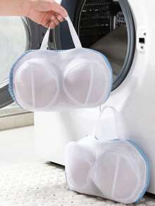 7/1 Stück Wäschesack mit Griffen - Wabenförmiger Mesh-Delikatessenschutz für BHs/Pullover/Socken, reißfester dicker Mesh-Wäschesack für Unterwäsche & Kleidung, Maschinenwäsche-Mesh-Beutel für BHs, Wäschekorb-Spezialwäscheschutz-Beutel, Anti-Verformungs-Maschinenwäsche-Wäschesack, BH-Wäschesack, Weihnachts-/Urlaubsgeschenk-Essentials (Heim- und Reisebedarf)