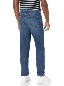 Jeans elásticos deportivos para hombres - Colores - Lavado medio - Ver 3
