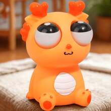 Dinosaurio de vinil exprimido naranja - Multicolor - Ver 5