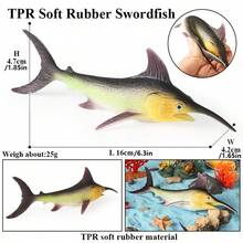 Simulation Soft Rubber Marine Animal Model Toy, Octopus, Manta Ray, Seahorse, Flying Fish TPR Children's Toy, Halloween, Christmas, Easter Party Decoration Gift - Multicolor - View 8