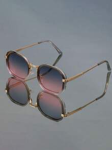 Kính thời trang gọng kim loại nhỏ cổ điển mới dành cho nam nữ tiệc tùng punk hip hop cá nhân hóa chụp ảnh đường phố catwalk kính thời trang - Nhiều màu - Xem 5