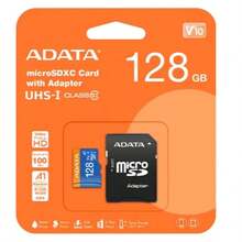 Tarjeta de memoria Adata AUSDX128GUICL10A1-RA1 Premier con adaptador SD 128GB - Negro - Ver 4