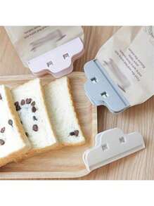 5pcs Reusable Food Bag Clips, Potato Chip Clips, Food Bag Clips, Diamond Brushed Clips, Large Seam Clips, Suitable For Diamond Art Quilting And Embroidery Multi-Functional Food Bag Clips, Can Maintain Freshness And Processing Stability (Style Random)