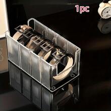 1 套 1/2 亚克力腰带收纳盒，大容量分隔腰带架，多功能表面整理，适用于梳妆台、衣柜和浴室收纳