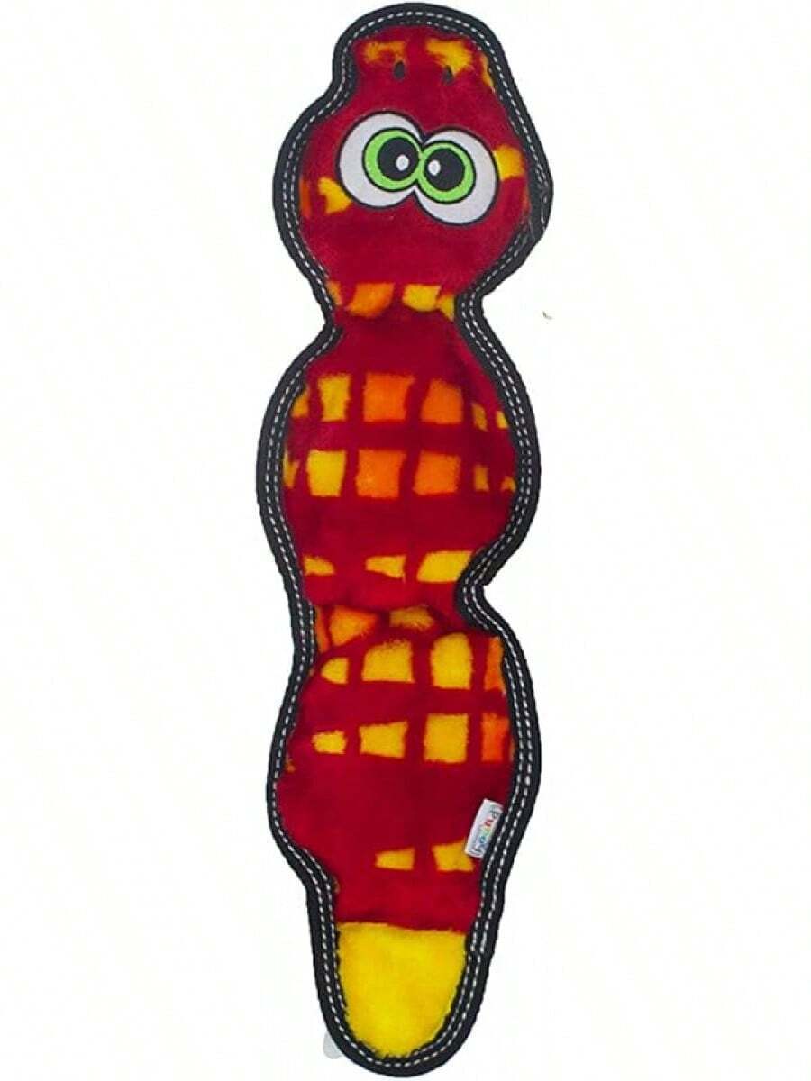 Outward Hound Seamz Gator Plush Dog Toy, Large - Snake - 查看 1