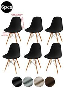 1 cái/2 cái/4 cái/6 cái/30 cái Vỏ bọc ghế bằng lụa sữa Mocha, Vỏ bọc ghế mềm mại, co giãn cao, có thể giặt được, thích hợp để trang trí ghế trong nhà hàng, tiệc tùng, khách sạn - Nhiều màu - Xem 14