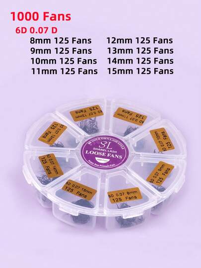 500/1000pcs Bulk Lashes, 5D/6D/10D Thick Style, Handmade, Russian Volume, Pre-Made Fluffy Lashes, Super Fast Lash Extension, Narrow Tapered Base, Imported Korean PBT Fiber, Ultra Black & Soft, C/D Curl, 8-15mm Length, Pre-Made Lashes, Professional Grade Eyelash Extension