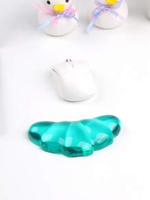 Mouse Wrist Rest, Gel Transparent Mouse Wrist Support Pad, Lovely Ergonomic Mouse Wrist Pad, Soft Transparent Wrist Pain Relief Office Home Desk Computer Mouse