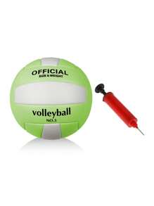 A 2 Pieces Set Of Super Soft No. 5 Volleyball, Suitable For Outdoor/Indoor/Swimming Pool/Gym Training. High-Quality Volleyball Equipment, Durable And Stable, Waterproof For Beach Games And Training