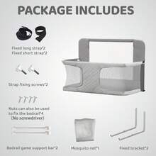 Ubravoo Baby Co-Sleeper Bed-In-Bed , 3-In-1 Folding Bed With Breathable And Visible Mesh Window, Washable Elastic Fabric Cover - Grey - View 7