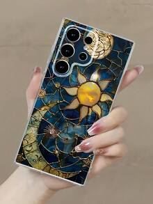 The Broken Mirror Planet, The Moon Phone Case Suitable For Compatible With Galaxy S21/22/23/24/25 Ultra/FE+,A73/72/71/55/54/53/52/51/35/34/33/25/24/22/16/15/14/13/12,As Well As,Iphone17,16, 15, 14, 13, 12, 11, PRO MAX, X, XS, PLUS,Air, - Nhiều màu - Xem 2