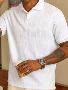 Polos para hombre, Tops para hombre, Camisetas para hombre - Blanco - Ver 4