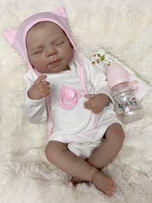 1 PC 18 Inch Pascale Girl Handmade Baby Reborn Doll Waterproof Anatomically Accurate Newborn Baby For Family's Gifts And Collection - Multicolor - View 4